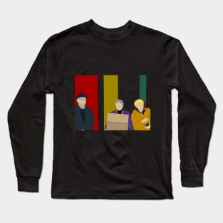 Only Murders In The Building, Only Murders Fan Art Elevator Trio Long Sleeve T-Shirt